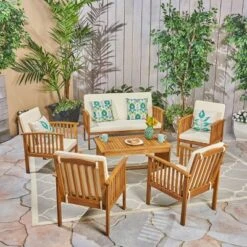 Carolina 6pc Acacia Wood Chat Set - Christopher Knight Home 10 Carolina 6pc Acacia Wood Chat Set - Christopher Knight Home -Outdoor Furniture Store GUEST c61d244a 4f8d 4419 94f2 2aae0623f76b