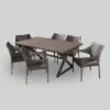 Grayson 7pc Aluminum And Wicker Dining Set - Brown - Christopher Knight Home 2 Grayson 7pc Aluminum And Wicker Dining Set - Brown - Christopher Knight Home -Outdoor Furniture Store GUEST c73073dd f877 4d9d a064 301b8af7e1a8