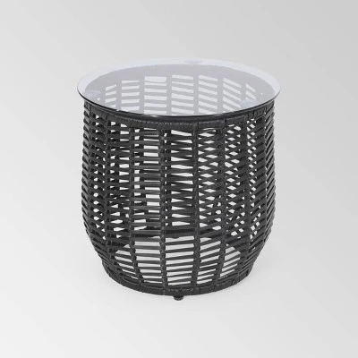 Boynton Wicker Side Table - Christopher Knight Home 7 Boynton Wicker Side Table - Christopher Knight Home - Image 5