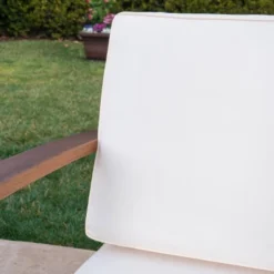 Perla 9pc Acacia Wood Patio Conversation Set - Teak/Cream - Christopher Knight Home -Outdoor Furniture Store GUEST c8f64f7c 11a4 4bbd 849e d4f40e78c627 1