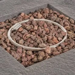 Ariel 5pc Wicker Rocking Chairs And Fire Pit Set - Dark Brown/Beige - Christopher Knight Home -Outdoor Furniture Store GUEST c99a8f30 b3ff 490f bf5b a9cbb14dcb02