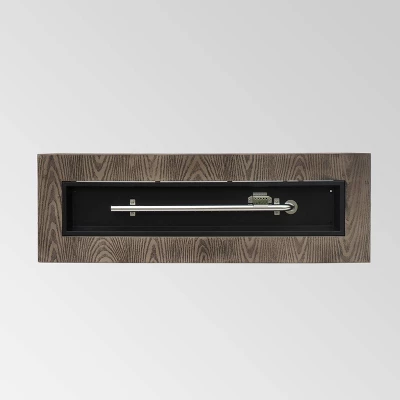 Wellington 48" Rectangular Iron Gas Fire Pit With Tank Holder - Brown - Christopher Knight Home 13 Wellington 48" Rectangular Iron Gas Fire Pit With Tank Holder - Brown - Christopher Knight Home - Image 11