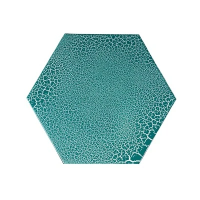 Eliana 12" Sunburst Outdoor Patio Iron Side Table - Crackle Teal - Christopher Knight Home 9 Eliana 12" Sunburst Outdoor Patio Iron Side Table - Crackle Teal - Christopher Knight Home - Image 7