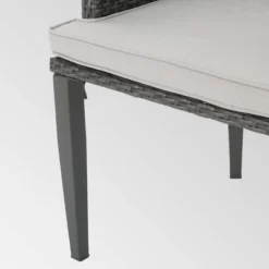 Hillhurst 4pk Wicker Dining Chairs Gray - Christopher Knight Home -Outdoor Furniture Store GUEST d0c4b898 fa32 460c b526 819c0d838710