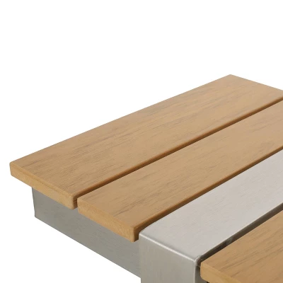 Cibola Outdoor Aluminum Dining Bench - Natural/Silver - Christopher Knight Home 6 Cibola Outdoor Aluminum Dining Bench - Natural/Silver - Christopher Knight Home - Image 4