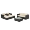 Santa Rosa 7pc Wicker Chat Set - Multibrown/Beige - Christopher Knight Home -Outdoor Furniture Store GUEST d1bcc372 3e93 4100 90db cf30671c365a