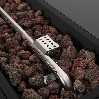 Aidan Outdoor 50000 BTU Light Weight Concrete & Ceramic Rectangular Fire Pit Light Gray - Christopher Knight Home 9 Aidan Outdoor 50000 BTU Light Weight Concrete & Ceramic Rectangular Fire Pit Light Gray - Christopher Knight Home - Image 7