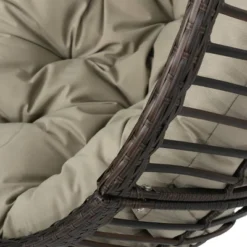 Layla Indoor/Outdoor Hanging Basket Chair - Brown/Khaki - Christopher Knight Home 7 Layla Indoor/Outdoor Hanging Basket Chair - Brown/Khaki - Christopher Knight Home -Outdoor Furniture Store GUEST d20fbf9f f62b 4aee 887e f2e7ddd7a957