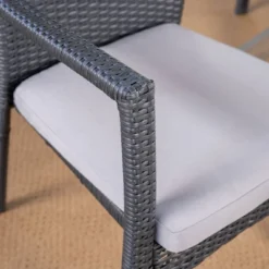 Stamford 5pc Acacia Wood & Wicker Patio Dining Set - Gray - Christopher Knight Home 11 Stamford 5pc Acacia Wood & Wicker Patio Dining Set - Gray - Christopher Knight Home -Outdoor Furniture Store GUEST d2222363 17f6 4ac9 a3ea 35c7625fd8ed