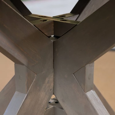 Stamford 5pc Acacia Wood & Wicker Patio Dining Set - Gray - Christopher Knight Home 5 Stamford 5pc Acacia Wood & Wicker Patio Dining Set - Gray - Christopher Knight Home - Image 3