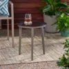Pebble Iron Modern Side Table - Gray - Christopher Knight Home -Outdoor Furniture Store GUEST d3d640a0 9e5b 4c22 922c 199ad38eebc0
