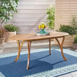 Hermosa Oval Acacia Wood 70" Dining Table - Teak - Christopher Knight Home 9 Hermosa Oval Acacia Wood 70" Dining Table - Teak - Christopher Knight Home -Outdoor Furniture Store GUEST d45679c4 3000 47d7 8073 891c67bd39f1