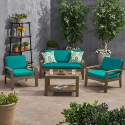 4pc Grenada Acacia Patio Chat Set With Sunbrella Cushions - Christopher Knight Home 15 4pc Grenada Acacia Patio Chat Set With Sunbrella Cushions - Christopher Knight Home -Outdoor Furniture Store GUEST d5051542 04d0 4daa a863 b97fbd090771