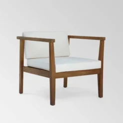 Newbury 4pc Acacia Wood Chat Set - Christopher Knight Home -Outdoor Furniture Store GUEST d5c0e50b fcc3 41b3 bfd8 bf028cbcf018