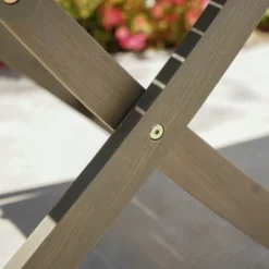 Positano Acacia Wood Foldable Square Bistro Table - Gray Christopher Knight Home -Outdoor Furniture Store GUEST d7bd17a7 77a4 4116 abe6 1919c20cad99