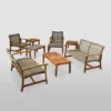 9pc Hampton Wood And Wicker Patio Chat Set Gray - Christopher Knight Home 2 9pc Hampton Wood And Wicker Patio Chat Set Gray - Christopher Knight Home -Outdoor Furniture Store GUEST d8de9382 a9ad 4667 a961 2fd4d5a1d577