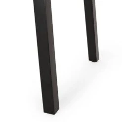 Pointe Outdoor Modern Industrial Aluminum Rectangle Dining Table - Gray/Matte Black - Christopher Knight Home -Outdoor Furniture Store GUEST db462b33 e929 4f45 942b 0db9a1cdc3ef