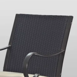 Harmony 2pk Wicker Rocking Chair - Dark Brown/Cream - Christopher Knight Home -Outdoor Furniture Store GUEST dcf6fd12 2ace 4f93 871d 80094aba18b6