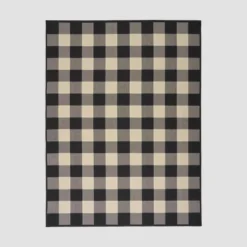 Crossroads Check Outdoor Rug Black/Ivory - Christopher Knight Home 13 Crossroads Check Outdoor Rug Black/Ivory - Christopher Knight Home -Outdoor Furniture Store GUEST dd4ff8ee 9eef 47eb 90fc 8c63b982ed9f
