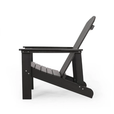 Culver Outdoor Faux Wood Adirondack Chair - Christopher Knight Home 4 Culver Outdoor Faux Wood Adirondack Chair - Christopher Knight Home - Image 2