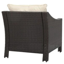 Antibes 3pc Wicker Chat Set With Cushions - Christopher Knight Home -Outdoor Furniture Store GUEST e0717898 6805 46ad 94f3 c8cd25d5ba8b
