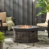 Chesney Outdoor 40000 BTU Light Weight Concrete Octagonal Fire Pit Stone - Christopher Knight Home 2 Chesney Outdoor 40000 BTU Light Weight Concrete Octagonal Fire Pit Stone - Christopher Knight Home -Outdoor Furniture Store GUEST e0da13c3 c5e9 480c bb87 6aff9bb65ee4