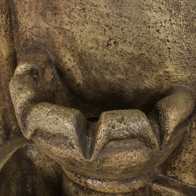 Frontage Outdoor 2-Tier Single Spout Fountain - Light Brown - Christopher Knight Home 9 Frontage Outdoor 2-Tier Single Spout Fountain - Light Brown - Christopher Knight Home - Image 7