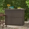 Trinidad Wicker Bar - Dark Brown - Christopher Knight Home -Outdoor Furniture Store GUEST e2a17abf ddf7 46ee 810c 07c811f40c0c