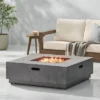 Wellington Outdoor 50000 BTU Square Fire Pit With Concrete Finish - Christopher Knight Home -Outdoor Furniture Store GUEST e39aa8db b946 4442 a364 1c34810b1a87