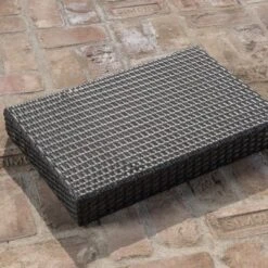 Salem 2pc Wicker Armed Chaise Lounge With Side Table - Gray - Christopher Knight Home -Outdoor Furniture Store GUEST e4dbcbbc 250f 4545 bd52 df1e0ff07632