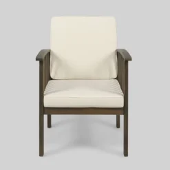 Carolina 5pc Acacia Wood Sofa Set - Gray/Cream - Christopher Knight Home -Outdoor Furniture Store GUEST e51c4dfe f0fb 4a1c 97d6 f63da6e7504d