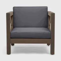 Brava 2pk Acacia Wood Club Chairs - Gray/Dark Gray - Christopher Knight Home 14 Brava 2pk Acacia Wood Club Chairs - Gray/Dark Gray - Christopher Knight Home -Outdoor Furniture Store GUEST e6014599 2f48 4119 a7ac b1147a86ef9c