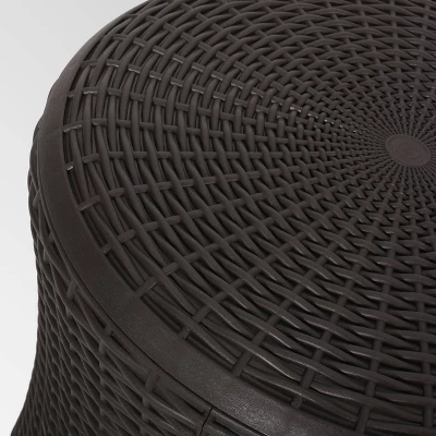 Olivo Patio Faux Wicker Patio Table - Christopher Knight Home 7 Olivo Patio Faux Wicker Patio Table - Christopher Knight Home - Image 5