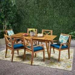 Mesa 7pc Acacia Wood Patio Dining Set - Christopher Knight Home -Outdoor Furniture Store GUEST e7b9ec83 9f54 451e abeb 5e7bc2515855
