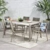 Grafton 7pc Aluminum Modern Dining Set - Christopher Knight Home -Outdoor Furniture Store GUEST ea3a1b4a 93c9 4be7 aade ddc401b5d33f