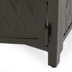 Amherst Square 32.25" Aluminum Gas Fire Pit - Hammered Bronze - Christopher Knight Home -Outdoor Furniture Store GUEST eb20c2ff f465 493a 80a5 765159caf020