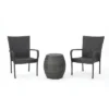Orleans 3pc Wicker Chat Set - Gray - Christopher Knight Home 1 Orleans 3pc Wicker Chat Set - Gray - Christopher Knight Home -Outdoor Furniture Store GUEST eb667839 c1c7 4cf5 9dae 41219696659a
