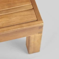 Oana 5pc Acacia Wood Loveseat Chat Set Teak/Beige - Christopher Knight Home -Outdoor Furniture Store GUEST ed57fa14 a532 4b61 8d6e 0a200487cdfe