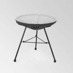 Nusa Faux Rattan Modern Side Table - Christopher Knight Home -Outdoor Furniture Store GUEST efa49b3f d4d3 47b2 ab3d 22e8940f21a8