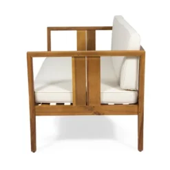 Nicholson Outdoor 4 Seater Acacia Wood Chat Set - Teak/Beige - Christopher Knight Home 22 Nicholson Outdoor 4 Seater Acacia Wood Chat Set - Teak/Beige - Christopher Knight Home -Outdoor Furniture Store GUEST f095ec40 2604 46ba 84c9 71648238f4d8