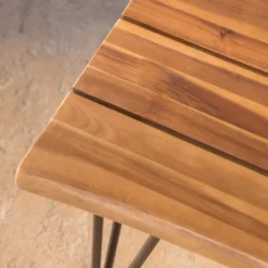 Zion Industrial Coffee Table - Teak/Rustic Metal - Christopher Knight Home -Outdoor Furniture Store GUEST f1dd47f2 9ca5 4b9b b360 b02c3741de49