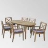 Pines 7pc Acacia Oval Wood Dining Set - Gray/Dark Gray - Christopher Knight Home 1 Pines 7pc Acacia Oval Wood Dining Set - Gray/Dark Gray - Christopher Knight Home -Outdoor Furniture Store GUEST f1fbd50c 8398 45c5 8bfb 7e9a2aecfff2