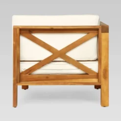 Brava 4pc Acacia Modular Sofa And Table Set - Teak/Beige - Christopher Knight Home 10 Brava 4pc Acacia Modular Sofa And Table Set - Teak/Beige - Christopher Knight Home -Outdoor Furniture Store GUEST f24f34f1 1677 4be5 b2fd 9af1fb3ac56e