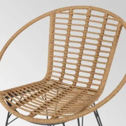 Perkins 3pc Wicker Modern Boho Chat Set - Light Brown - Christopher Knight Home -Outdoor Furniture Store GUEST f432ed45 c185 4e0f 9b21 3e0fceb95ce8