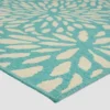 Simone Floral Outdoor Rug Blue/Ivory - Christopher Knight Home -Outdoor Furniture Store GUEST f4b40ec1 0d79 4eec 92fc ccd343831f4d