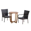 Camden 3pc Acacia & Wicker Bistro Set - Brown - Christopher Knight Home -Outdoor Furniture Store GUEST f60d2145 7976 4d41 bf63 3fd0f78da62b