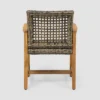 Hampton 2pk Acacia Wood & Wicker Dining Chairs - Natural/Gray - Christopher Knight Home -Outdoor Furniture Store GUEST f73c566a 5a1a 4c47 8b32 a4f1e321d527