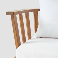 Barton 2pc Acacia Wood Club Chair & Table Set - Teak/White - Christopher Knight Home 10 Barton 2pc Acacia Wood Club Chair & Table Set - Teak/White - Christopher Knight Home -Outdoor Furniture Store GUEST f794c85d 40ed 4c50 a363 7ba8865703df