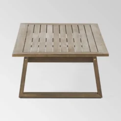 Belgian 4pc Acacia Wood Chat Set - Gray/Light Gray - Christopher Knight Home -Outdoor Furniture Store GUEST f7b90f4d e60a 4b75 b4de 55967cd5b5d7