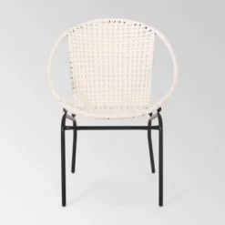 Java 3pc Faux Rattan Modern Chat Set - White - Christopher Knight Home 11 Java 3pc Faux Rattan Modern Chat Set - White - Christopher Knight Home -Outdoor Furniture Store GUEST f7e280d8 d9d4 49f9 910d 644e6e1082d1